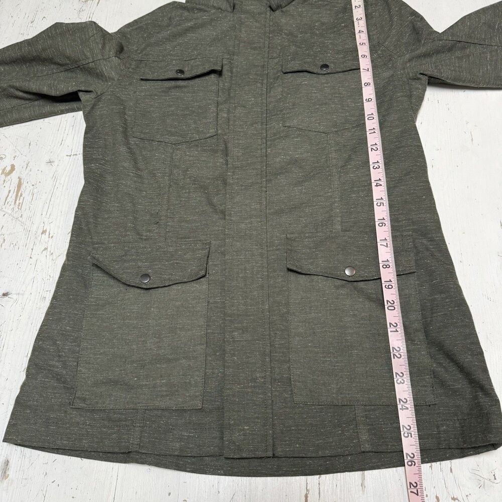 United By Blue Women's Size Medium Jacket Rain Coat Windbreaker Green - Picture 6 of 10